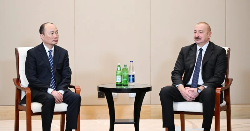 Prezident “China National Chemical Engineering” şirkətinin sədri ilə görüşdü FOTOLAR