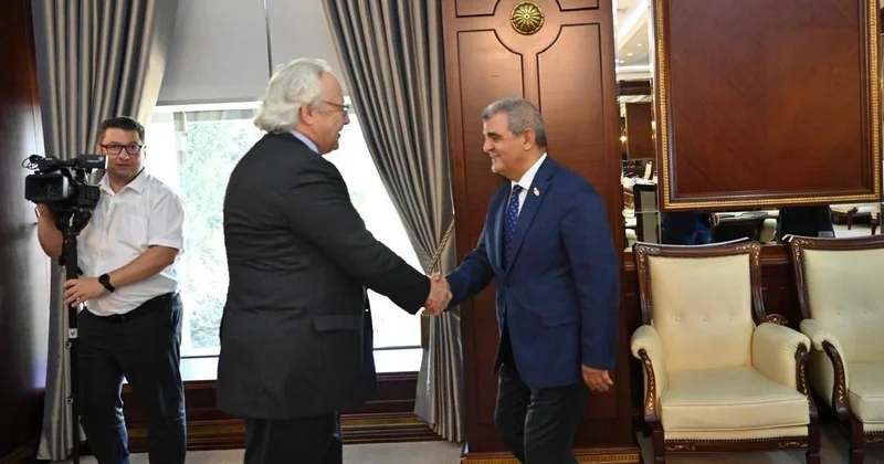 Milli Məclisin komitəsində alman qonaqlarla görüş keçirilib FOTO