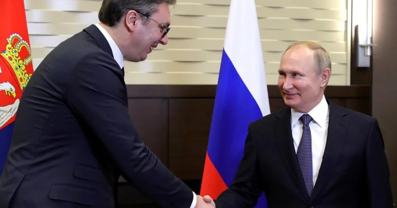 Путин встретился и с Вучичем видео