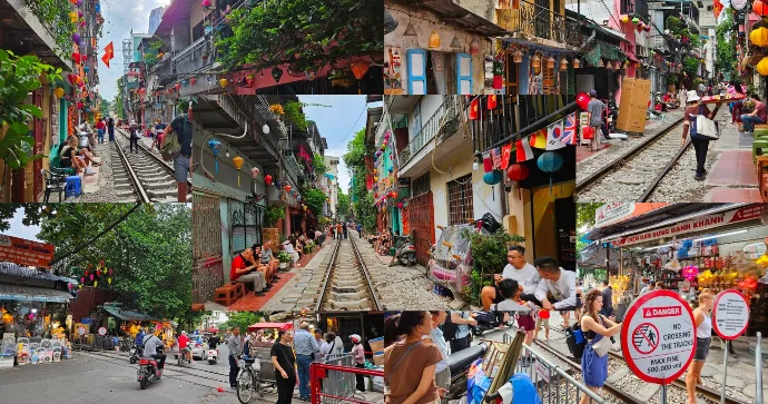 Turistlərin xilas etdiyi dəmir yolu xətti FOTO