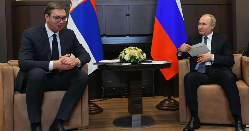 Vuçiç Putinlə görüşdə Azərbaycan təbii qazından danışdı