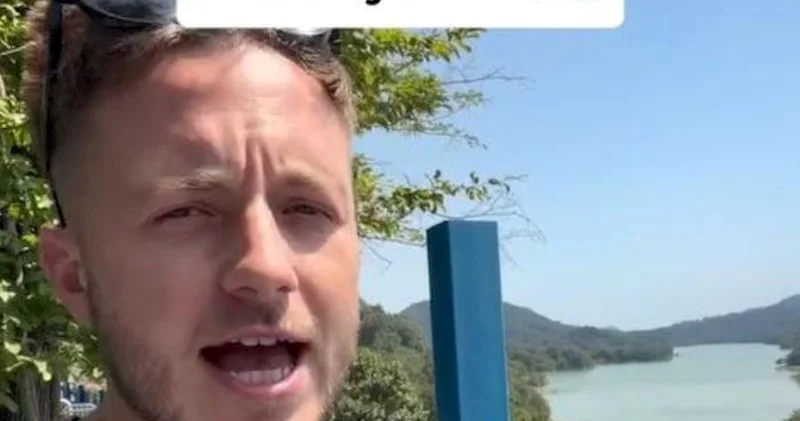 Lənkəranda məşhur britaniyalı blogerin başına maraqlı hadisə gəlib Video