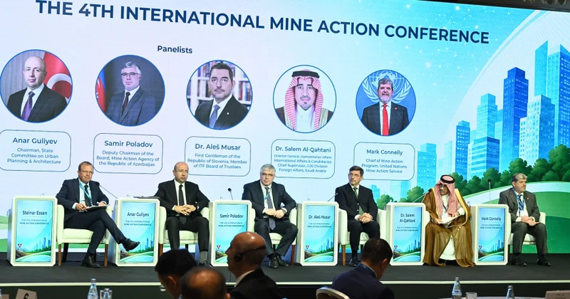 Minatəmizləmə fəaliyyəti şəhərlərin bərpası üçün əsas amil kimi Panel müzakirə