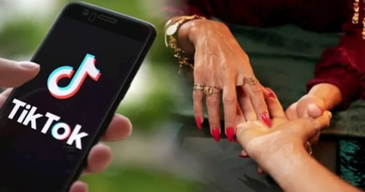 TikTok da “cin” çıxaran falçını polis saxladı