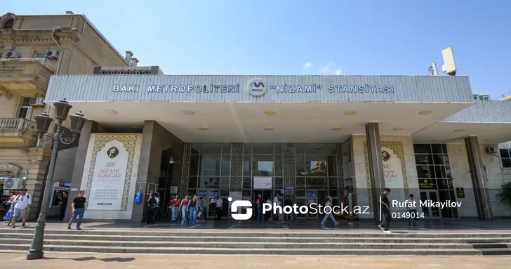Изменения внесены в зоне автобусной остановки перед станцией метро Низами AYNA