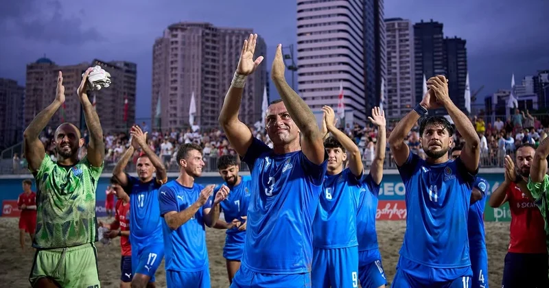 Çimərlik futbolu üzrə millimiz dünyada 29 cu, Avropada isə 12 cidir