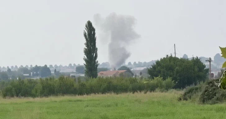 Жители Геранбойского района рассказали о ночном взрыве на складе боеприпасов