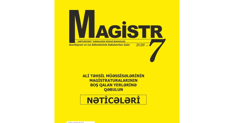 DİM “Magistr” jurnalının 7 ci nömrəsini yayımlayıb