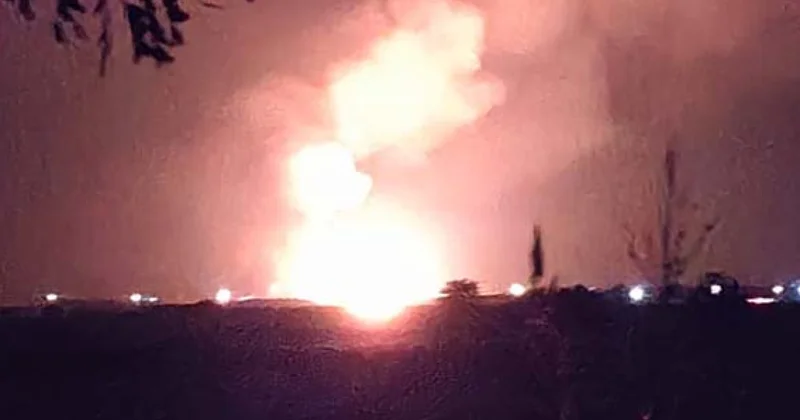 В Геранбое взрыв и пожар на складе боеприпасов заявление МЧС, Минобороны и МВД
