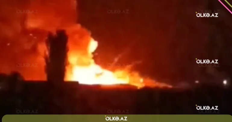 Yaxınlıqdakı insanlar təxliyə olunub ÜÇ NAZİRLİYİN BİRGƏ MƏLUMATI