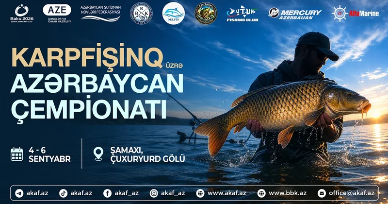 Karpfişinq üzrə Azərbaycan çempionatı keçiriləcək