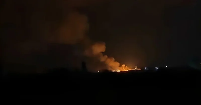 Из за пожара на складе боеприпасов в Геранбое эвакуировали 5 тысяч человек