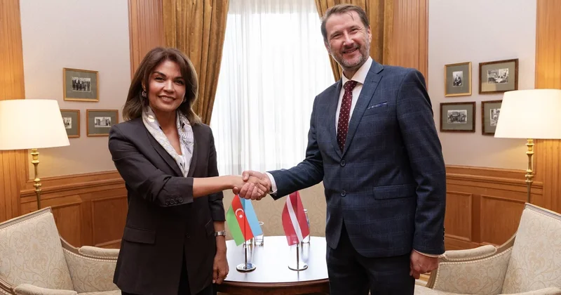 Azərbaycan Latviya münasibətləri müzakirə olunub