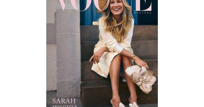 Сара Джессика Паркер снялась в мятом платье для бразильского Vogue