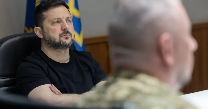 Zelenski Ukrayna Quru Qoşunlarına yeni komandan təyin etdi FOTO
