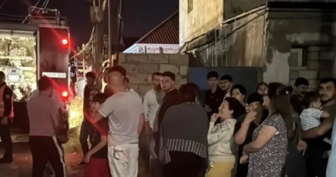 Valideyninin evini yandırdı, kameraya əl atdı VİDEO