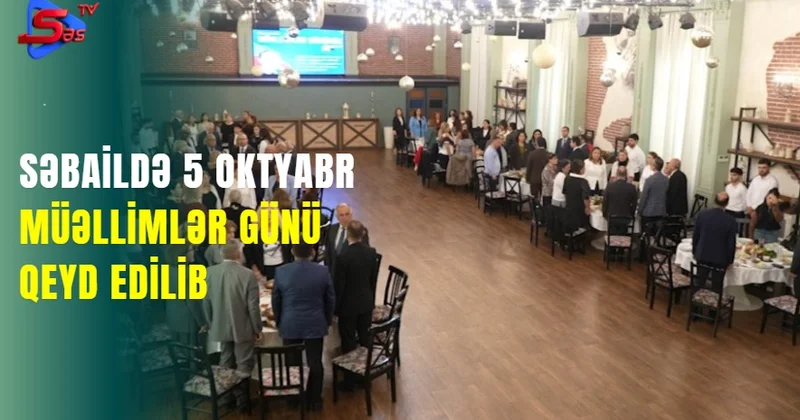 Səbaildə 5 oktyabr Müəllimlər Günü qeyd edilib