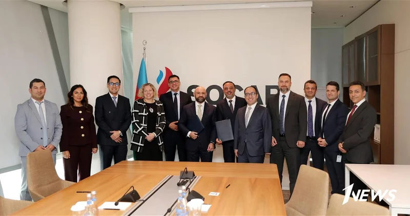 SOCAR и SLB договорились об ускорении повторного освоения двух месторождений на Каспии ФОТО