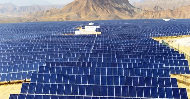 Azərbaycanda ən böyük GES də ilk panelin quraşdırılması mərasimi keçirilir
