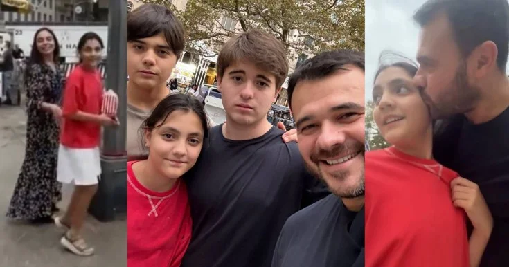 Emin Leyla Əliyeva və övladları ilə Amerikadan görüntülər paylaşdı