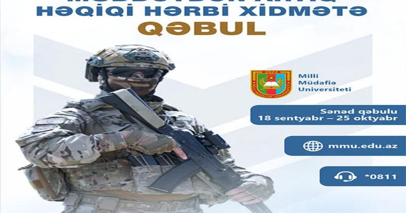 Azərbaycan Ordusunda MAXE qəbulu davam edir