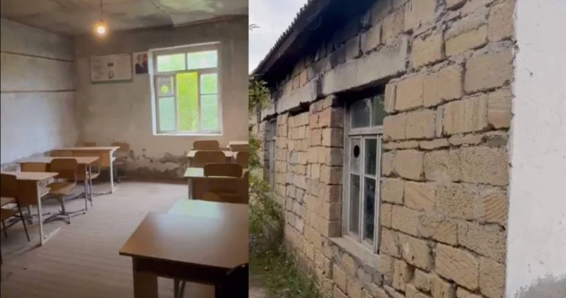 İmişlidə Milli Qəhrəmanın adını daşıyan məktəb acınacaqlı durumda VİDEO