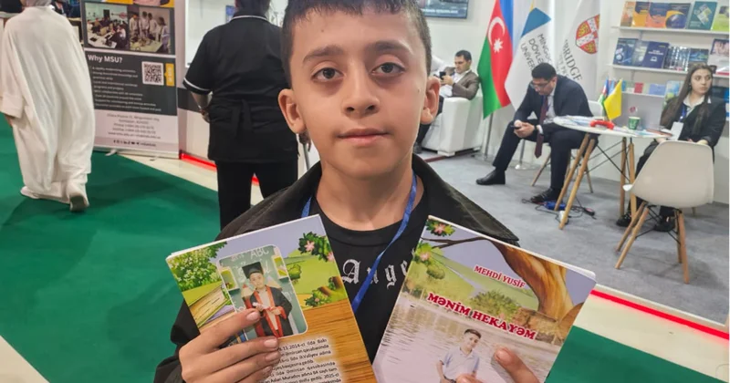 Bakı Kitab Sərgisində sürpriz, 11 yaşlı müəllif kitab satır VİDEO