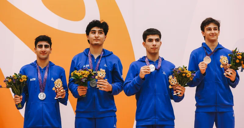 Азербайджанские гимнасты стали вторыми на Играх стран СНГ