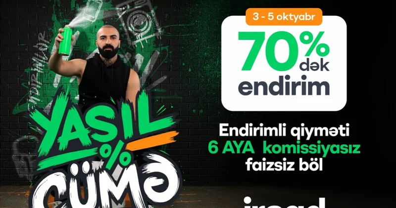 3 5 октября в İrşad стартует Зелёная пятница ФОТО ВИДЕО