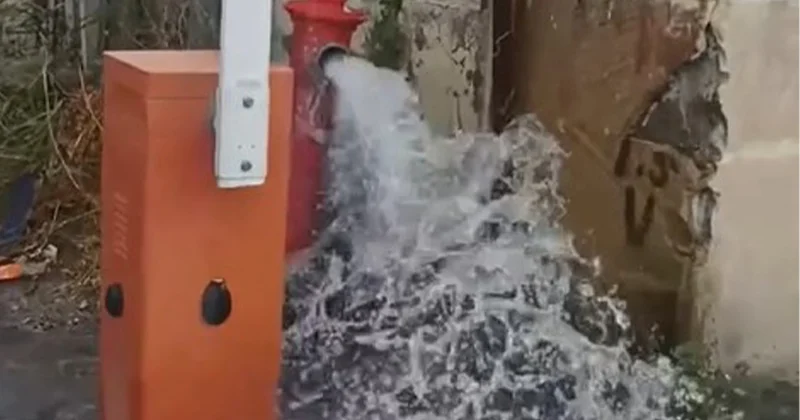 Xırdalanda küçəni su basdı Video