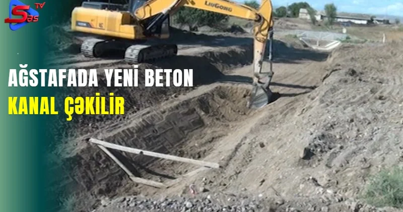 Ağstafada yeni beton çəkilir