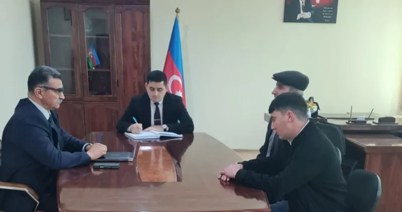 Novruzəli Aslanov İsmayıllıda vətəndaşları qəbul etdi FOTOLAR