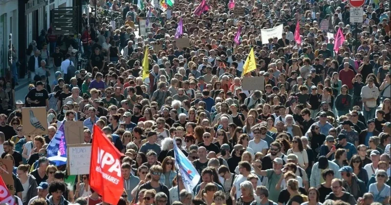 Во Франции 185 тыс. человек вышли на демонстрации профсоюзов