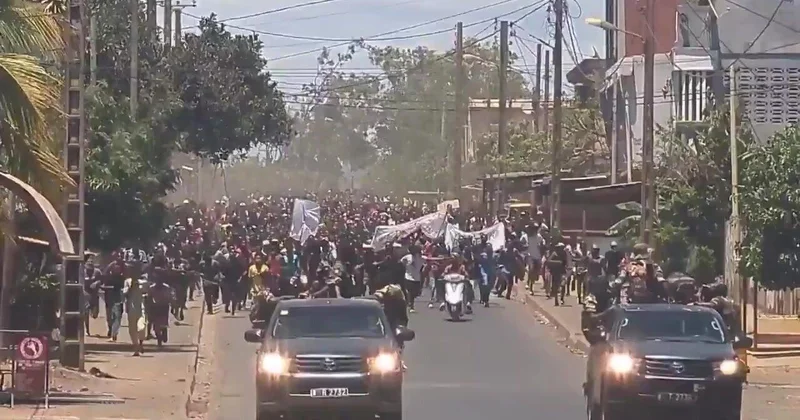 Акции протеста на Мадагаскаре ВИДЕО