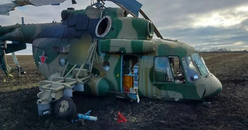 Rusiyada Su 35 qəzaya uğradığı bildirilən Mi 8 i PUA ilə səhv salaraq vurub