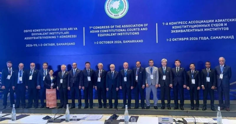 Konstitusiya Məhkəməsinin nümayəndə heyəti Özbəkistanda səfərdə olub