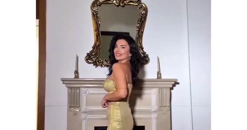 Aparıcı Çiçəyin dekolteli geyimi diqqət çəkdi (Video)