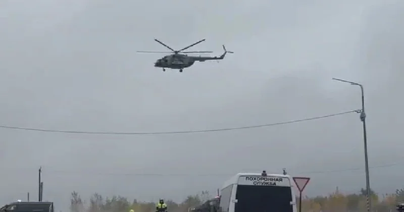 РЭБ, зенитный пулемет и военный вертолет ФСО усилила меры безопасности вокруг Путина