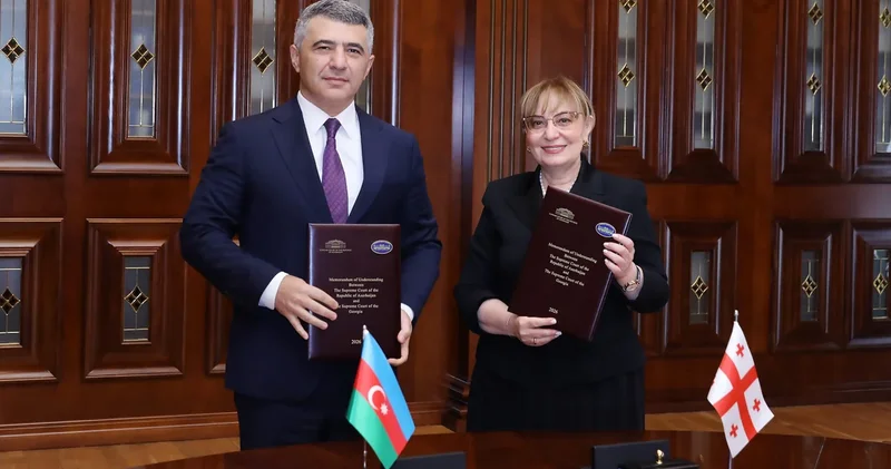 Gürcüstan Ali Məhkəməsinin sədri Xankəndi Məhkəmə Kompleksində olub