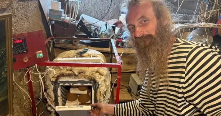 Müharibə əleyhdarı rus Ermənistanda “hobbit daxması”nda yaşayır FOTO