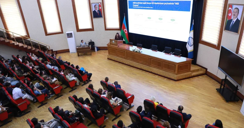 BDU tələbələri üçün “4Sİ Akademiyası Milli Proqram”la bağlı məlumat sessiyası