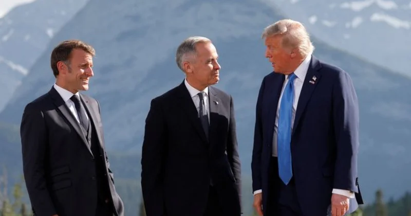 Что Макрон обсуждал с Трампом и Карни?