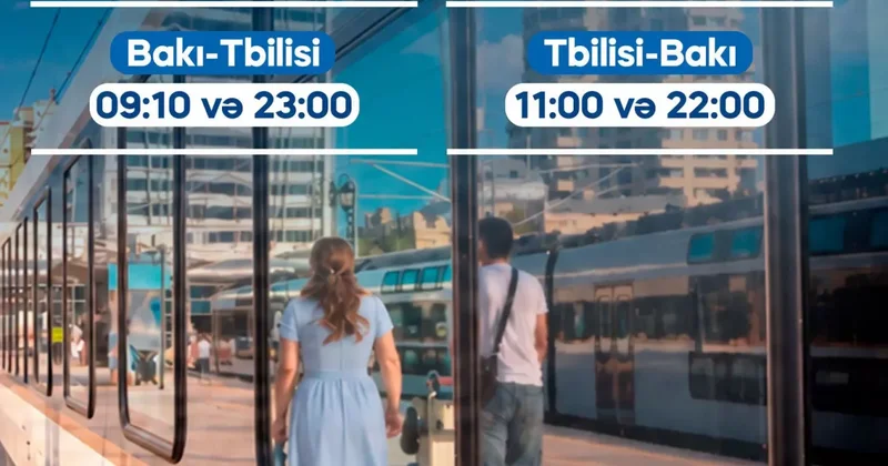 Билеты на дополнительные железнодорожные рейсы Баку Тбилиси Баку уже в продаже ПОДРОБНОСТИ