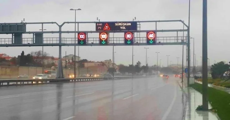 Sürət həddi endirildi