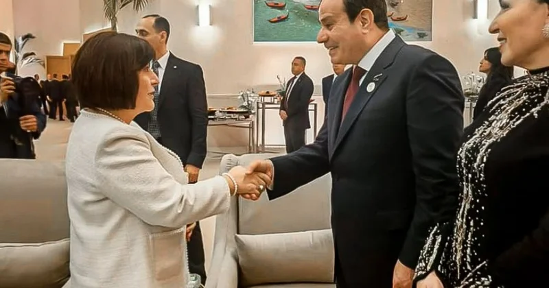 Гафарова на открытии музея в Египте Minval Politika