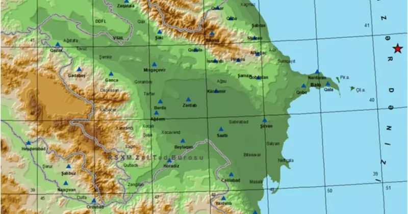 На Каспии на глубине 72 км зафиксировано землетрясение