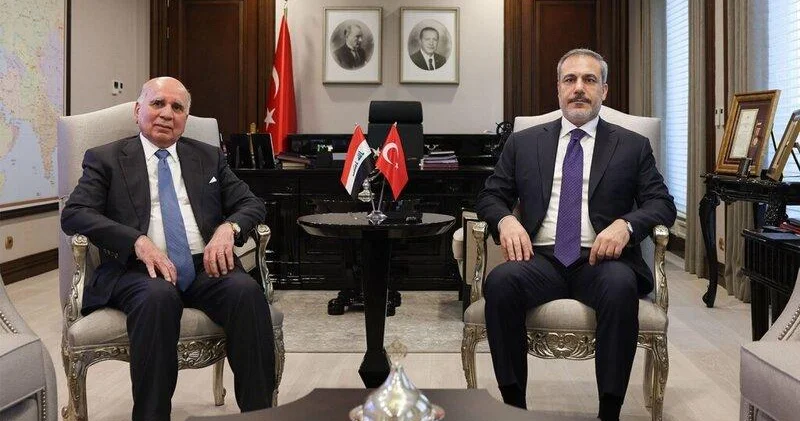 Hakan Fidan iraqlı həmkarı ilə görüşdü