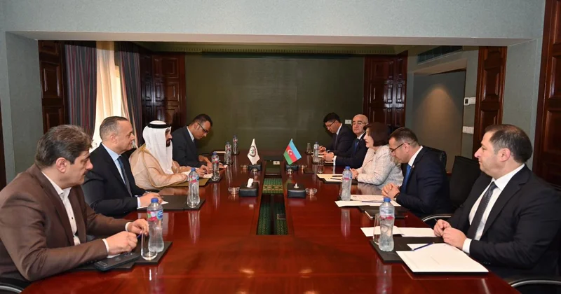 Сахиба Гафарова встретилась с президентом Арабского парламента (ФОТО)