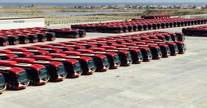 Yeni avtobuslar istifadəyə verildi (FOTO)