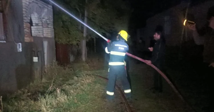 Tovuzda evdə yanğın olub